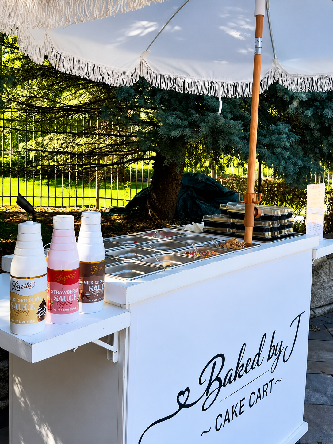 Build Your Own Cheesecake Cart